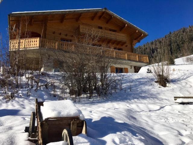 Chalet Nicole La Cote d'Arbroz Exterior foto